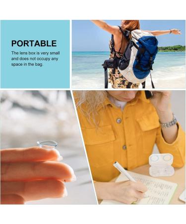 Gleavi Accessories 4 Series Contact Lens Container Box - Travel Organizer for EyeLens Sweet Cases and Contact Remover - Buy Online on GoSupps.com