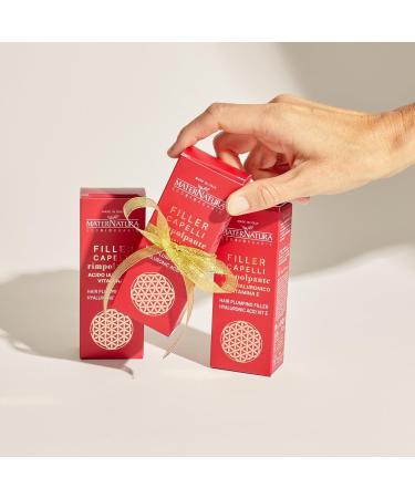 Maternatura Plumping Hair Treatment with Hyaluronic Acid and Vitamin E Filling Finishing Anti-Frizz and Shine Made in Italy - 50 ml - Buy Online on GoSupps.com