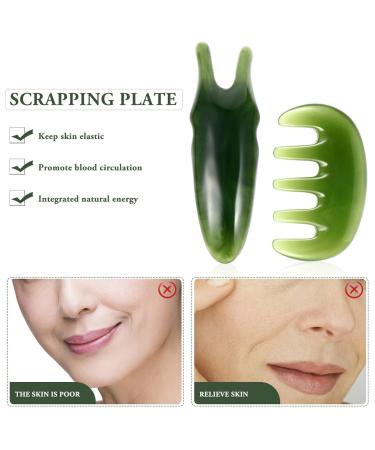 Milist 1 Guasha Tool - Jade Face & Scalp Massage Device | International Shipping Available - Buy Online on GoSupps.com