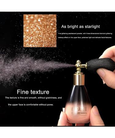 Glitter Spray Set - Silver Pink Gold Shimmer Powder for Face, Body & Hair - Festival Party Makeup Decoration - Ideal for Girls & Women - Buy Online on GoSupps.com