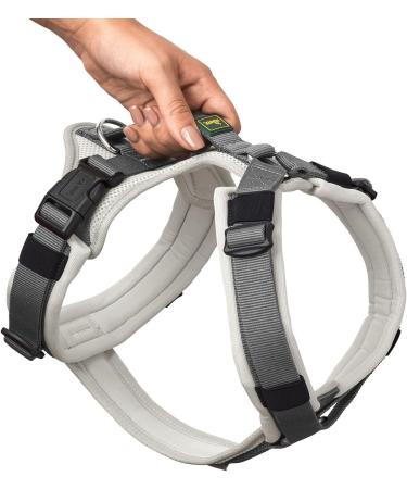 Hunter Harness Maldon Up XS-S - Light Grey/Grey | Premium Dog Harness for International Shipping - Buy Online on GoSupps.com
