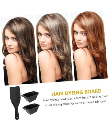 FOMIYES 1 Set Hair Coloring Tools Hair Color Mixing Bowls Highlight Board Multipurpose Tool Hair Coloring Kit Hair Highlighting Tool Dye Board Abs Multifunction Balance Board 30X9.7X0.3CM Black - Buy Online on GoSupps.com