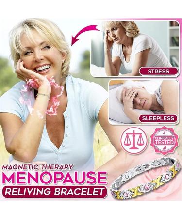JXWYHH Magnetic Therapy Menopause Reliving Bracelet Elegant Magnetic Bracelet for Women Hot Flashes Reliving Bracelet Hematite Magnetic Therapy Bracelet Effective Relieving Anxiety 1pcs Rose Gold - Buy Online on GoSupps.com