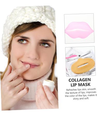 Healvian 60Pcs Exfoliating Lip Mask Lip Masks Exfoliating Lips Mask Anti Wrinkle Lips Mask Gel Lip Mask Lip Pads Mask Nourishing Lips Collagen Lip Mask - Buy Online on GoSupps.com