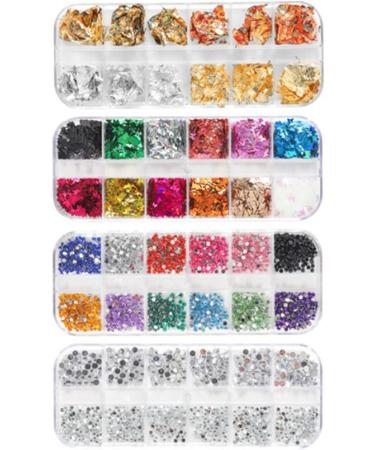 Topyond Complete Nail Art Tool Set with Double Head Rhinestone Drill Pen Nail Brushes and DIY Manicure Painting Accessories - Buy Online on GoSupps.com