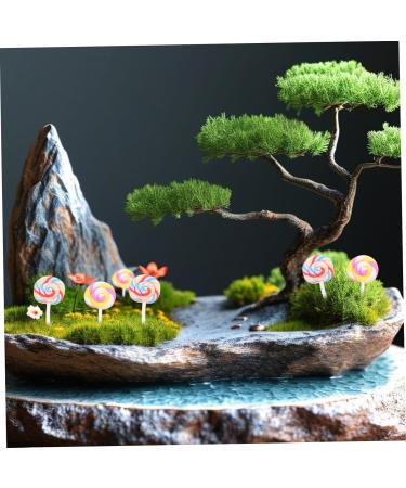 FUNOMOCYA Pack of 20 Rainbow Swirl Lollipops Candy Decorations Random Style - Buy Online on GoSupps.com