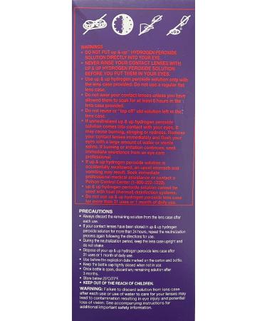 Up&Up Cleaning and Disinfecting Lens Care System - 3% Hydrogen Peroxide Solution, 2x12 Fl Oz with Contact Cases - Buy Online on GoSupps.com