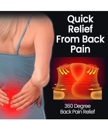 Magnetic Lumbar Support & Self-Warming Waist Belt - Ideal for Gym Employees & Adults | Comfort & Pain Relief - Buy Online on GoSupps.com