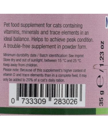 Nekton Cat-VM Feline Vitamin Mineral and Trace Element Supplement for Daily Maintenance 35gm - Buy Online on GoSupps.com