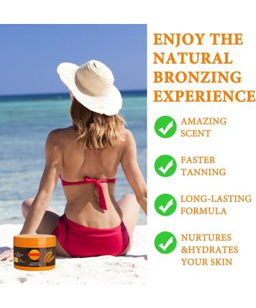 ExcellaElite Sunbed Tanning Accelerator Luxurious Enhancement Carotene Tanning Gel Intensive Tanning Gel Natural Tan Accelerating Cream Gel for Sunbeds and Outdoor Sunbathing - Buy Online on GoSupps.com