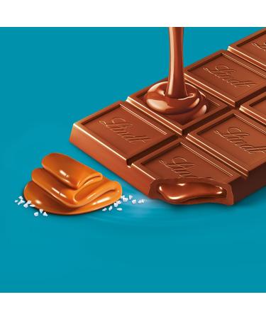 Lindt - Tablette LINDOR - Chocolat au Lait Caramel Fleur de Sel 150g (Lot de 3) Caramel Fleur de Sel 150g (Lot de 3) - Buy Online on GoSupps.com