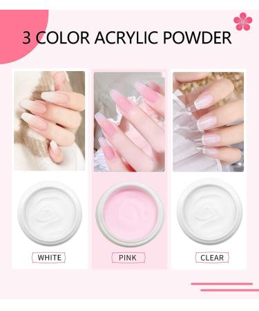Acrylic Nail Kit for Beginners & Professionals - UV Light, Powder, Liquid Monomer, Glitter & Tools - Buy Online on GoSupps.com