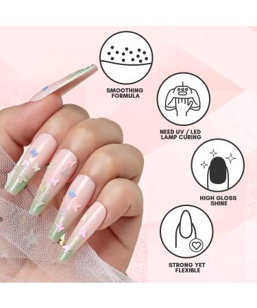 Makartt Poly Nail Gel 50ml Nude Extend Gel for Nails Trending Builder Nail Gel Stylish French Press Nail Extension Gel Manicure Fall Hard Gel for Nails Pink - Buy Online on GoSupps.com