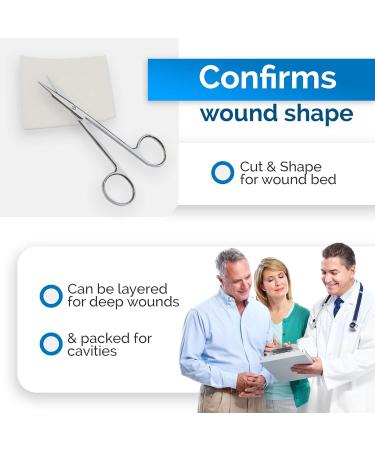 Simpurity Calcium Alginate Wound Dressing 4x4 - 10 Count | International Shipping Available - Buy Online on GoSupps.com