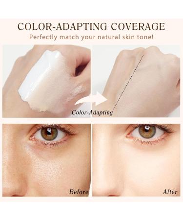 MXCZBSM Foundation Color Changing 30 ml 4in1 SPF50 Sun serum liquid concealer nude hydration 24 hours suitable for all skin tones - Buy Online on GoSupps.com