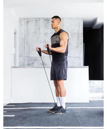 Everlast Heavy Resistance Band - Durable Latex Tube with Padded Handles Ideal for Pilates Home Gym Fitness Weight Loss Full-Body Workouts Great Exercise Equipment for Home & Recovery - Buy Online on GoSupps.com