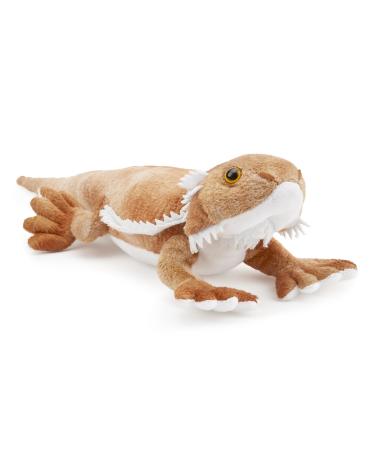 Zappi Co 100% Recycled Plush Bearded Dragon Toy (34cm Length) Stuffed Soft Cuddly Eco Friendly animals Collection For New Born Child First kid