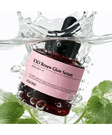 ESOMI EXO Renew Glow Serum CICA Wash-Off Peeling & Exosomes + Salicylic Acid + Centella Asiatica & Glow Skin & Soothing Care (Vegan) Pore Clarifying & Radiance Booster with Plant Exosomes
