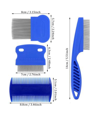 Cobee Dog Flea & Lice Comb 4 Pack | Pet Grooming Comb & Tear Stain Remover for Dogs & Cats - Fine Tooth Care Tool - Buy Online on GoSupps.com