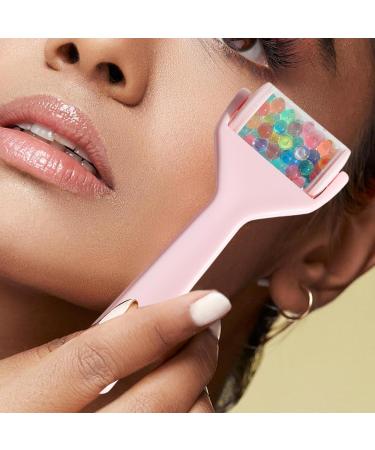 Besreey Ice Face Roller Ice Facial Roller for Eyes | Colorful Ice Facial Roller for Face Eyes Womens Face Massager Roller for Daily Face Skincare Pink - Buy Online on GoSupps.com