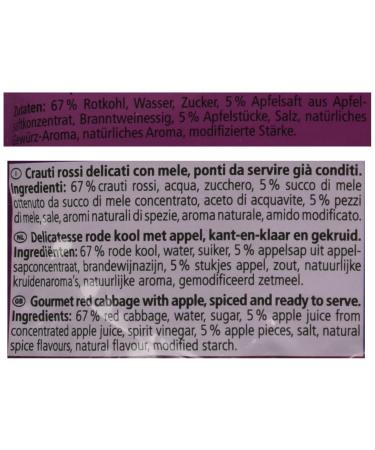 Mildessa Gourmet Red Cabbage with Apple Pieces 400g - Savory International Delicacy | Buy Online Now - Buy Online on GoSupps.com