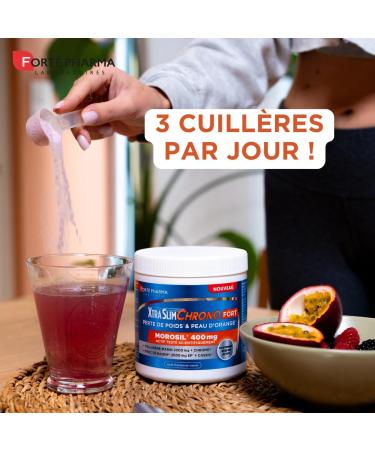 Fort Pharma - XtraSlim Chrono Strong - Morosil Powder Low Molecular Weight Marine Collagen - Weight Loss Orange Skin - Gra - Buy Online on GoSupps.com