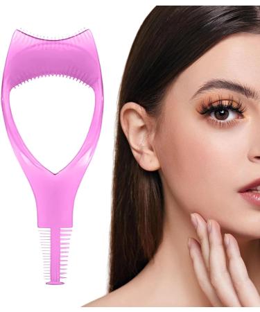 Mascara Shield Applicator Guard - Reusable Eyelash Mascara Shield Guard Mascara Guard Tool - Mascara Guard Eyelash Comb Handheld Lash Separator Tool for Girls Makeup Hot Pink - Buy Online on GoSupps.com