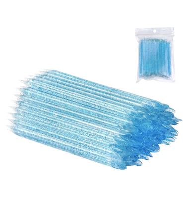 100 Pcs 4.3in Nail Orange Sticks Multi-Functional Double Heads Cuticle Pusher Wood Sticks Remover Manicure Pedicure Tool (100 Blue #3)