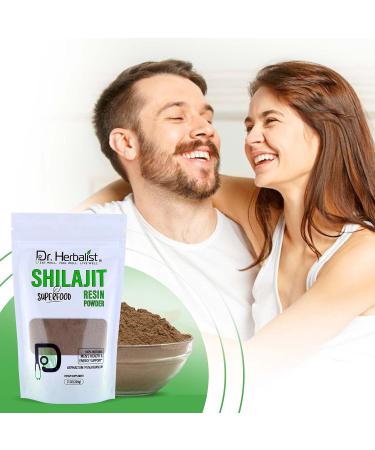 Dr. Herbalist Shilajit Powder 200g - Pure Himalayan Organic Fulvic Acid - 100% Natural Healing Supplement - Buy Online on GoSupps.com