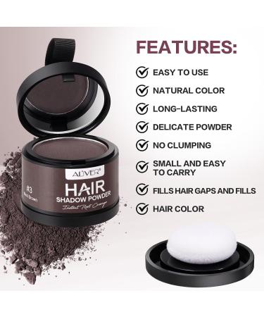 Approach Powder Medium Brown - Waterproof Hair Concealer for Thinner Hair | 4G Instant Hairline Filler for Men & Women - Buy Online on GoSupps.com