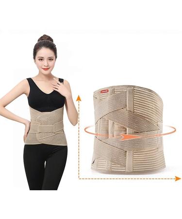 Adjustable Lumbar Support Belt | Breathable Back Brace for Men & Women | Lumbosacral Support & Waist Trainer (Size: Large - Buy Online on GoSupps.com