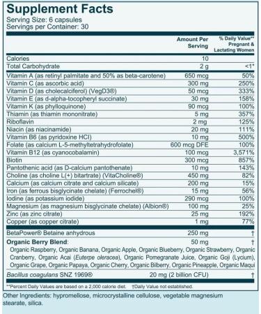 Essential Prenatal Multivitamin - 100% Natural Complete Nutrition for Expecting Mothers | Shop Internationally - Buy Online on GoSupps.com