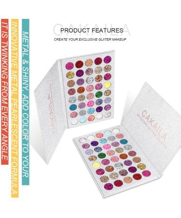 Eyeshadow Palette 40colors Eye Shadow for Women - Makeup Palette Full Spectrum Waterproof Creamy Blendable Eye Shadow - Buy Online on GoSupps.com