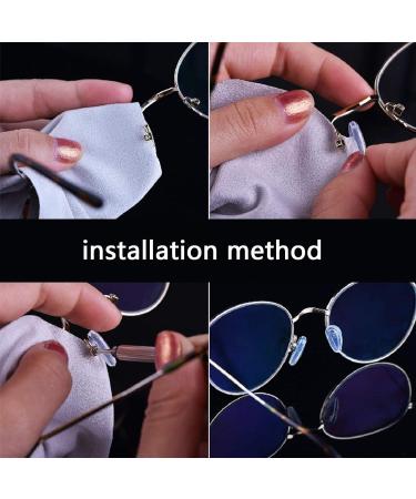 AvoDovA Nose Pads 25 Pairs Soft Silicone Nose Pads Ultra-Soft PVC Nosepads Assortment Kit for Eyeglass Sunglasses 5 Styles Comfortable Air Chamber Nose Pads with Screws Screwdriver and Tweezers - Buy Online on GoSupps.com
