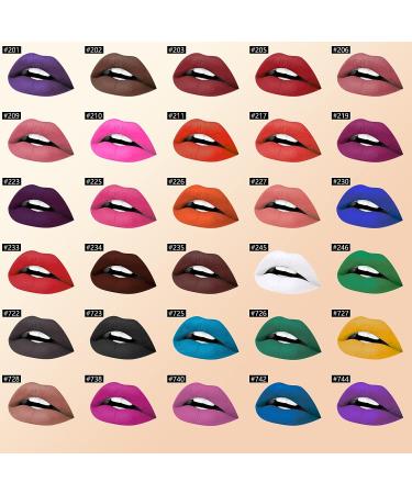 7V HOME BEAUTY Blue Matte Liquid Lipstick 725 - Long Lasting & Waterproof (5ml) - Buy Online on GoSupps.com