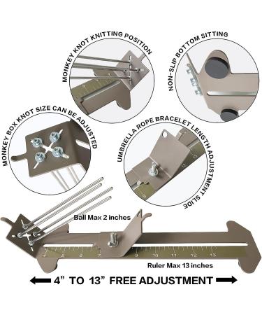 Adoture Direct Paracord Bracelets Jig Kit with Tools and Paracord Needle Set - Khaki - Buy Online on GoSupps.com