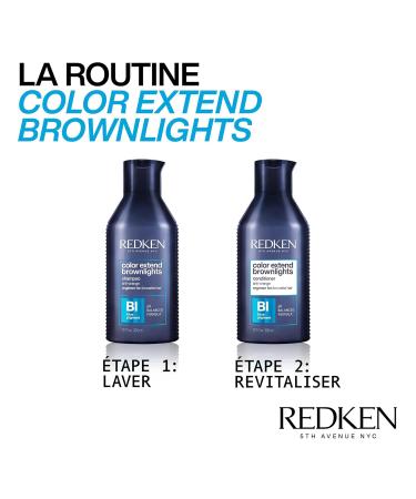 Redken Color Extend Brownlights Conditioner - 300 ml | Rinse for Natural & Colored Brown Hair No Red/Orange Tinge - International Shipping Available - Buy Online on GoSupps.com