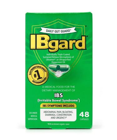 IBgard for Irritable Bowel Syndrome 2 Value Pack (48 Capsules Each)