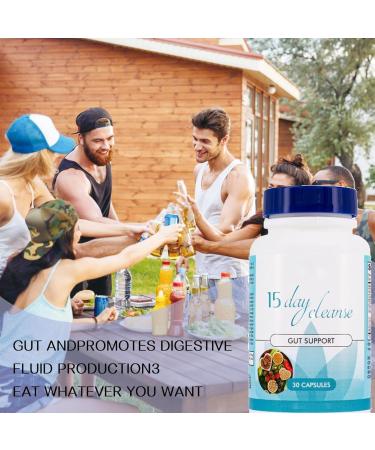 15 Day Gut Cleanse - Gut and Colon Support The 15 Day Cleanse focuses on women's and men's gut health and helps with bowel cleansing and colon cleansing health 3pcs - Buy Online on GoSupps.com
