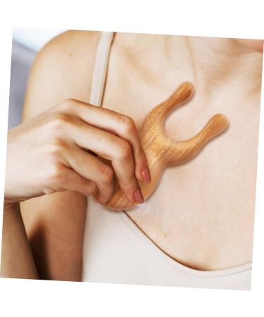 Beavorty Green Sandalwood Gua Sha & Head Massage Comb | Facial Tools & Scraping Board for Relaxation - Buy Online on GoSupps.com