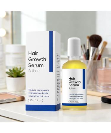  Yuemxixi Hair Regrowth Natural Scalp Care Roller 30ml Natural Hair Thickening and Growth | For Frizz Follicles Slimming Health Men Seniors Home Travel - Buy Online on GoSupps.com
