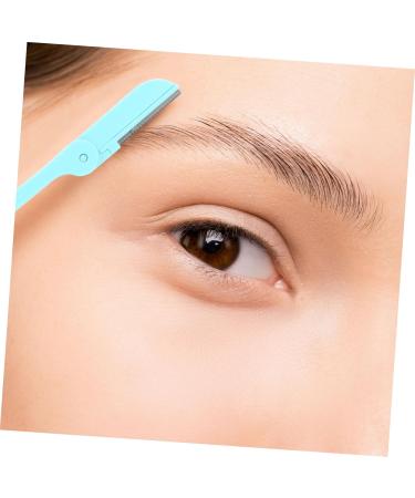 FRCOLOR 20 Pcs Folding Eyebrow Trimmer Set - Painless Facial Razors for Women | Stainless Steel Safety Shapers - Buy Online on GoSupps.com
