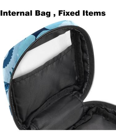 Naval Sky Women's Binding-Ups | Large Menstrual Cup with Ocean Motif | Dolphin Shark Octopus | Zippered Storage Bag & Period Inserts | Eco-Friendly & Multicolored - Buy Online on GoSupps.com
