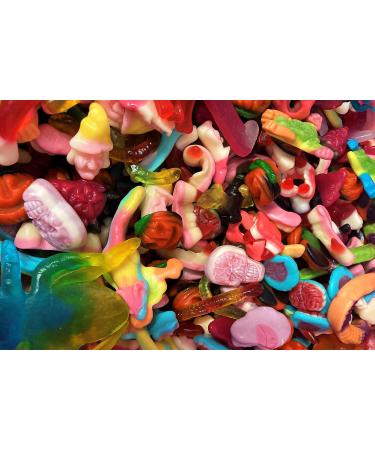 HAPPY HALLOWEEN | HORROR SCARY PICK N MIX Halloween Gummy Jelly Chocolate & Sweet Mix 01Kg GIFT BOX | Perfect for Halloween parties and trick or treat | VIMIX - Buy Online on GoSupps.com