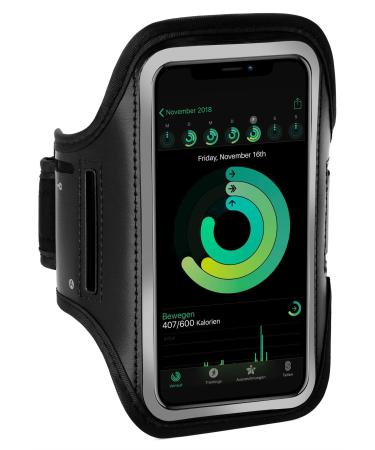 Oneflow SportArnand mobile phone compatible with Samsung Galaxy A34 5g arms fitness bracelet sports running bracelet outdoor cell phone case jogging arm holder smartphone cell phone bag black onyx black