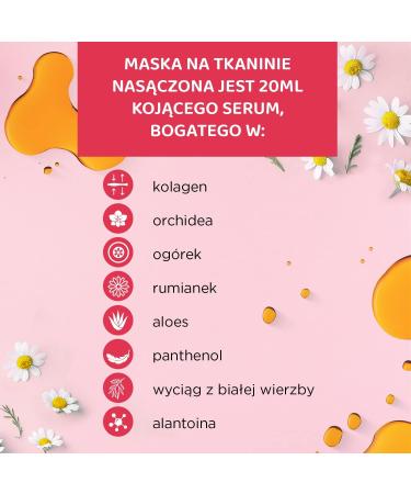 Eveline Face Mask Collagen Intensely Lifting Sheet For Sensitive & Mature Skin - Buy Online on GoSupps.com