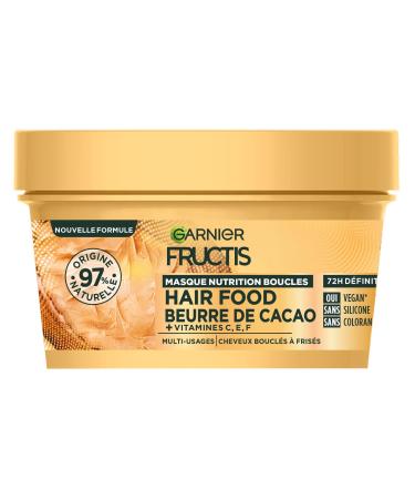 FRUCTIS HAIRFOOD MASQUE CACAO 320ML Nutrition Boucle Cacao 320 ml (Lot de 1)