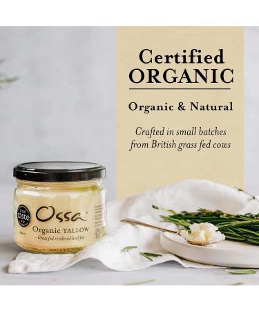 Ossa Organic Tallow 265g | Grassfed British Beef Fat | Organic & Keto Friendly - Buy Online on GoSupps.com
