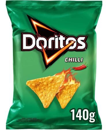 Italian Gourmet E.R. Doritos Spicy Corn Snacks with Chilli Flavour 140 g + Italian Polpa Gourmet 400 g Pack of 9
