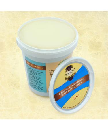 SaaQin Organic IVORY Shea Butter FILTERED & CREAMY 32 Oz - Pack of 4 - Buy Online on GoSupps.com
